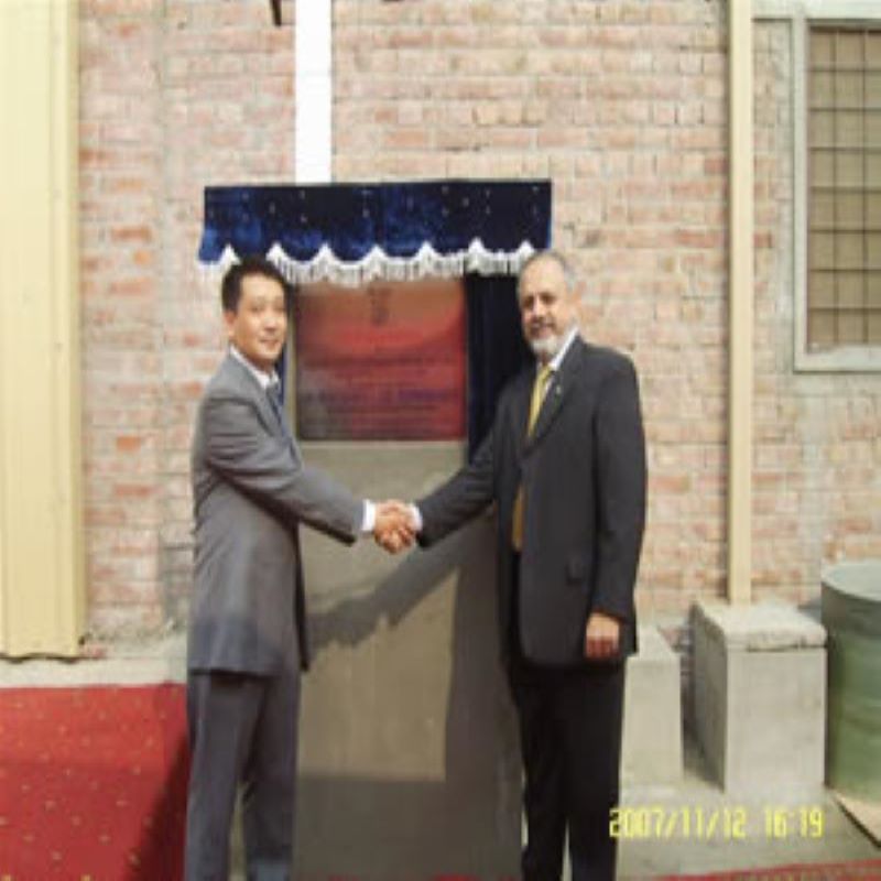 Pan Shan Xiaowu uczestniczył w ceremonii otwarcia fabryki